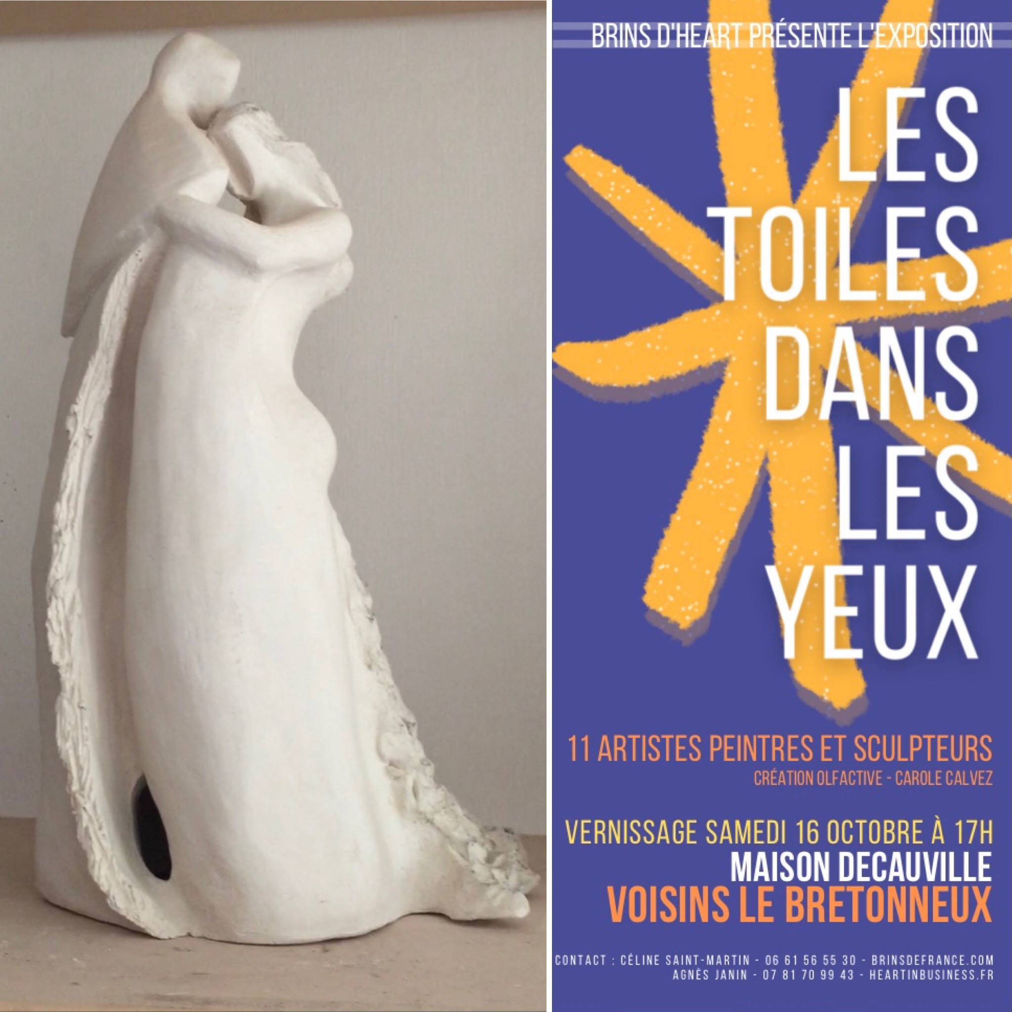 Les toiles dans les yeux